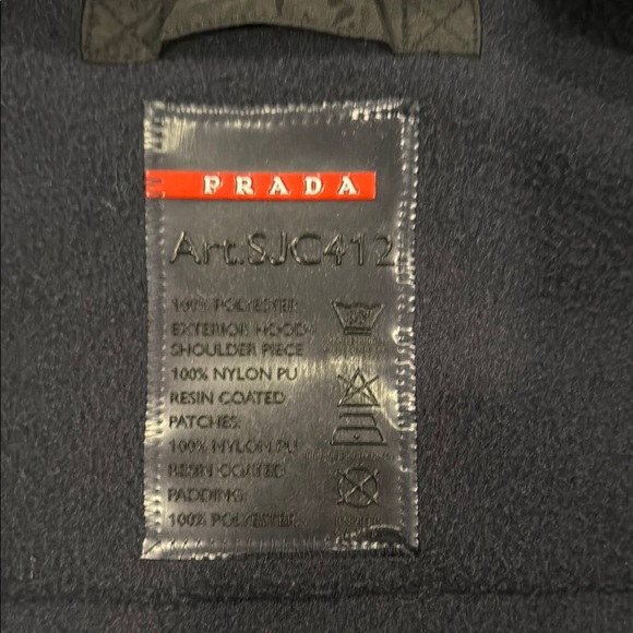 Prada Black and Blue Performance Jacket - Picture 3 of 3